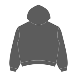 VIRGEN DE GUADALUPE HOODIE (GREY)