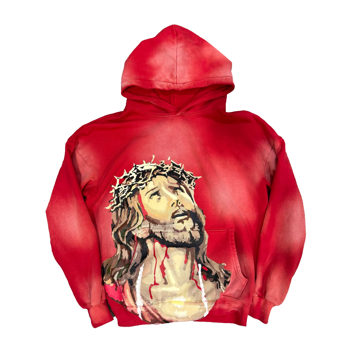 JESUS CHRIST HOODIE (RED)