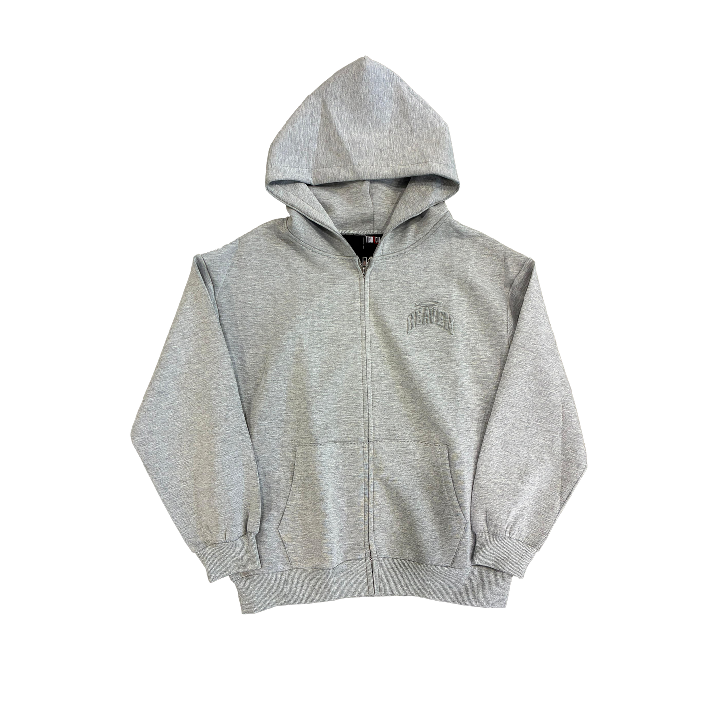 Heaven Embossed Arc Logo Zipup (Grey
