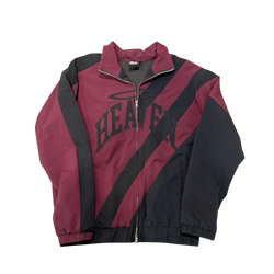 Heaven Double Layer Track Jacket Dark Burgundy