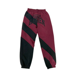 Heaven Double Layer Track Pants Dark Burgundy