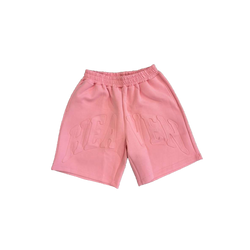 Heaven Embossed Arc Logo Shorts (Pink)
