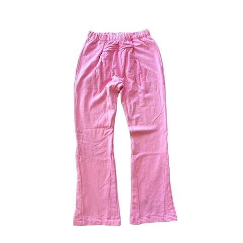 Heaven Arc Logo Flare Sweatpants (PINK/PINK)