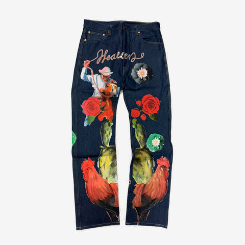 Heaven Rodeo Moments Denim Pants Indigo