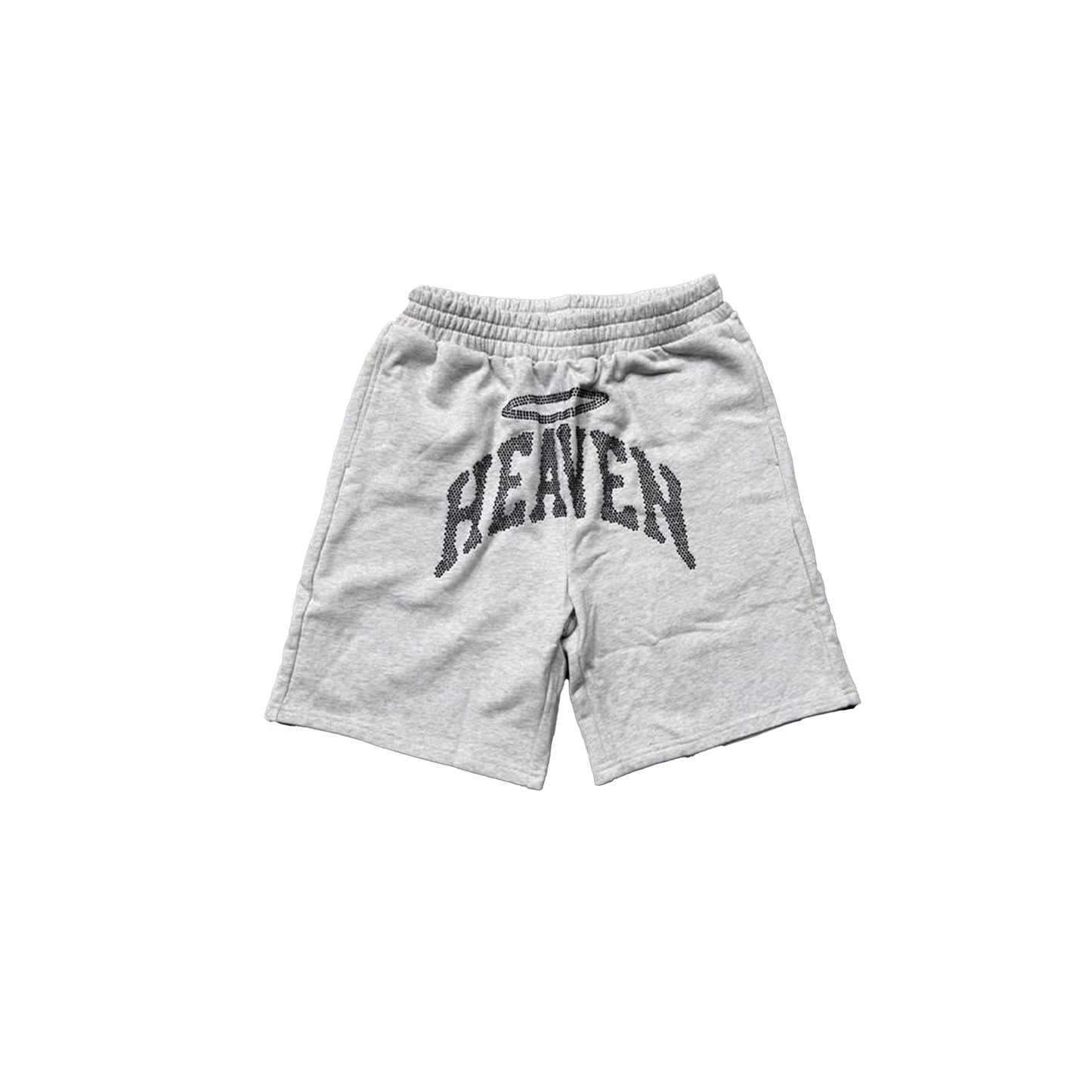 Heaven Arc Logo Rhinestone Short Grey/Black