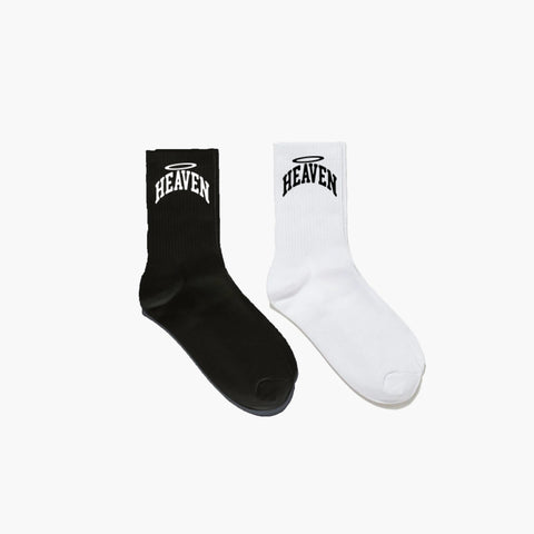 HEAVEN ARCH LOGO CREW SOCKS (2 PACK)