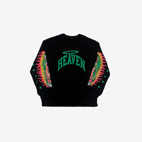 Heaven Arc Logo Virgen L/S Tee Black