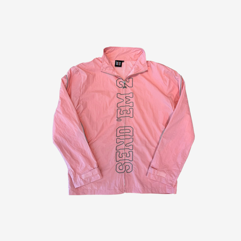 Heaven “Reflective Piping” Track Jacket pink