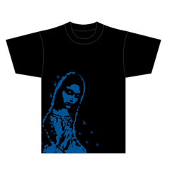 LA VIRGEN DE GUADALUPE ARC LOGO TEE BLUE