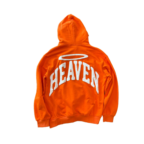 Heaven Arc Logo Hoodie  (Orange/White) - Hover