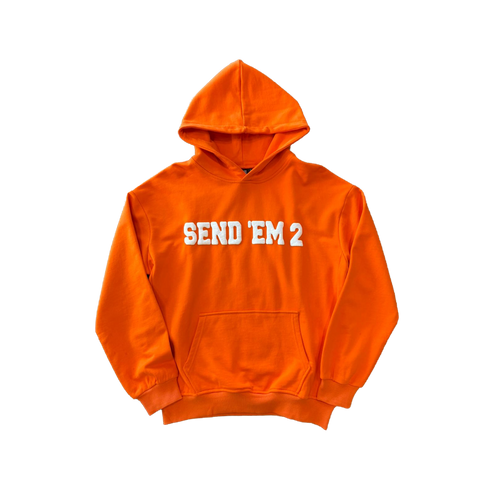 Heaven Arc Logo Hoodie  (Orange/White)
