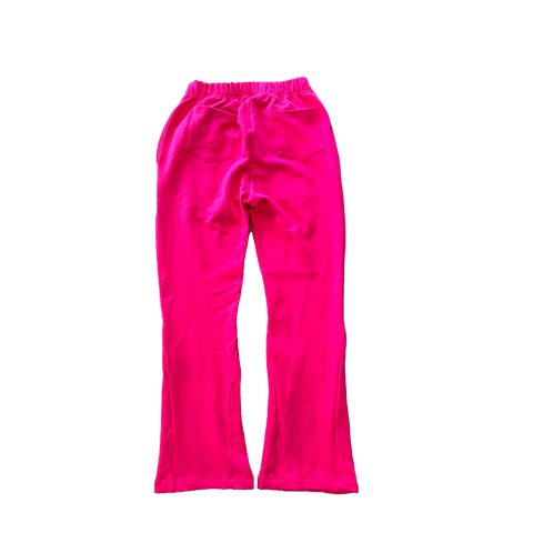Heaven Arc Logo Flare Sweatpants (Fuschia/White) - Hover