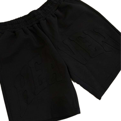 Heaven Embossed Arc Logo Shorts (Black)